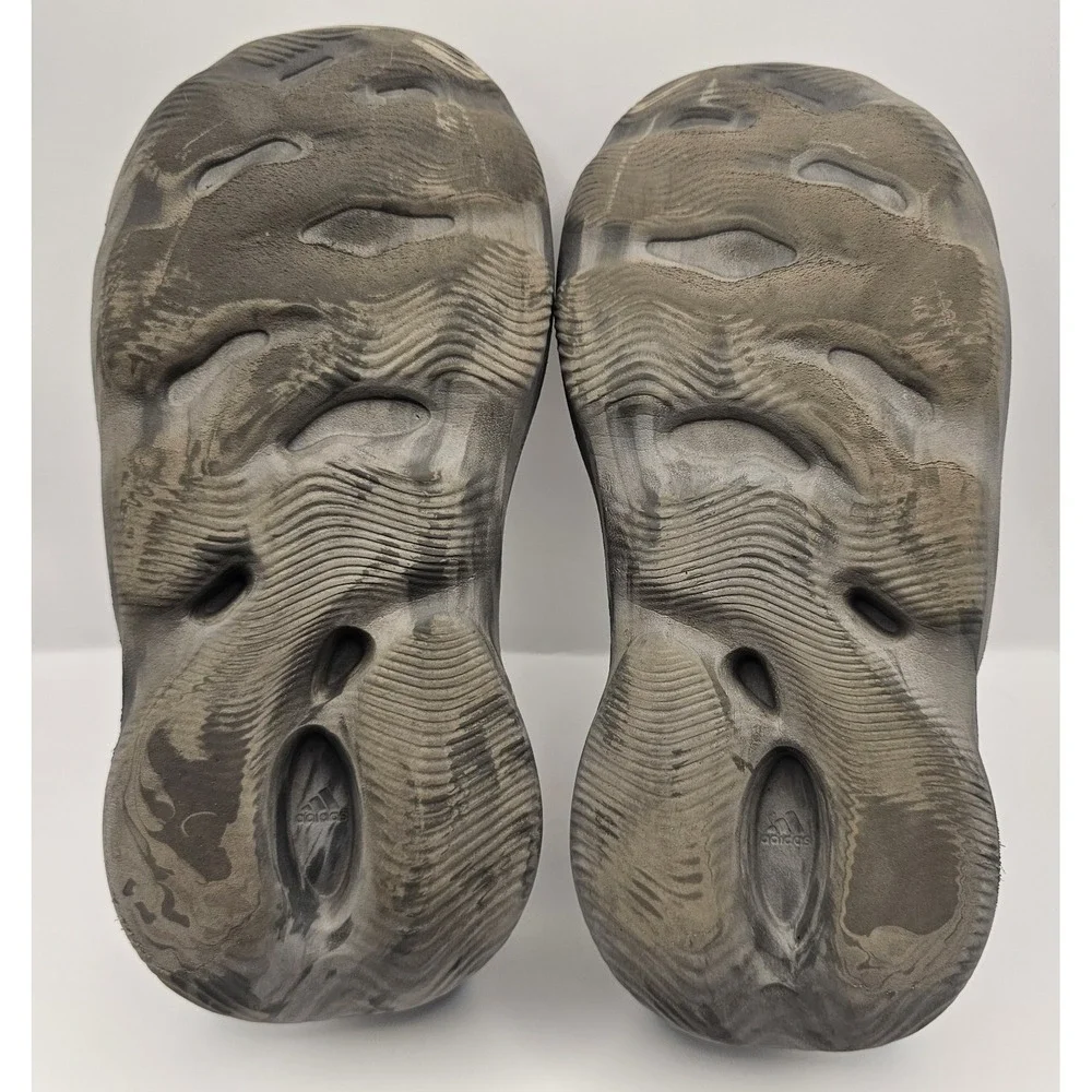 adidas Yeezy Foam Runner Slip-On Sandals Gray Black Blue Marble Breathable Men